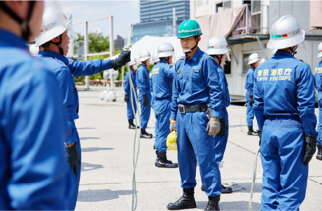 消防学校の様子